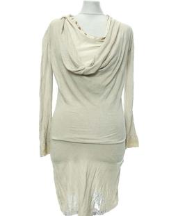 robe courte PATRIZIA PEPE 36 - T1 - S Beige