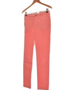 pantalon droit femme COMPTOIR DES COTONNIERS 34 - T0 - XS Rose