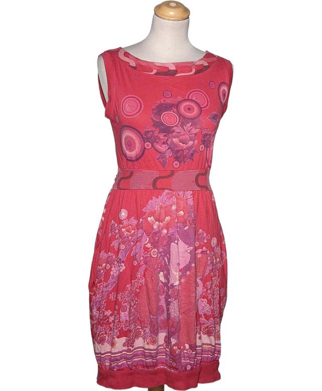 robe courte DESIGUAL 34 - T0 - XS Rouge