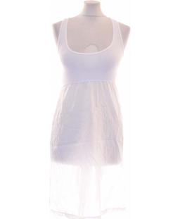 robe courte IKKS 36 - T1 - S Blanc