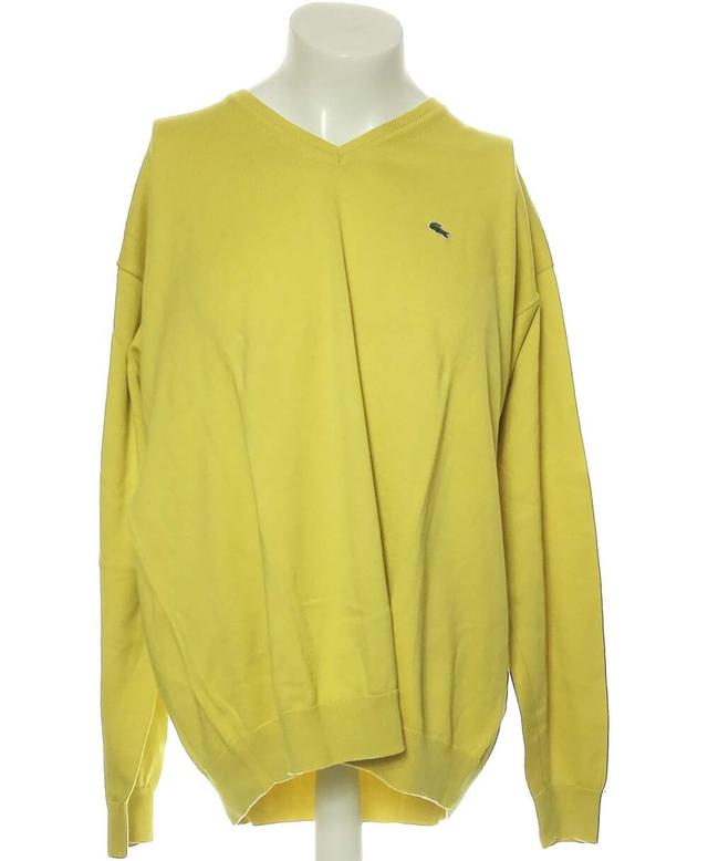 pull homme LACOSTE 48 - XXXL Jaune