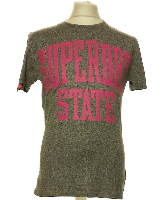 t-shirt manches courtes SUPERDRY 36 - T1 - S Gris