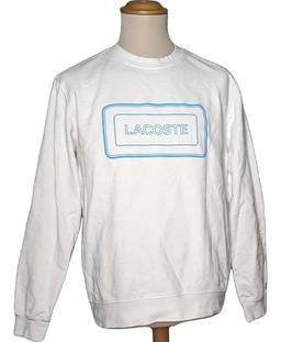 pull homme LACOSTE 44 - T5 - Xl/XXL Blanc