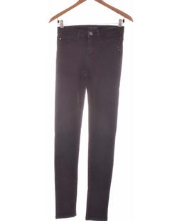 pantalon slim femme BONOBO 34 - T0 - XS Noir