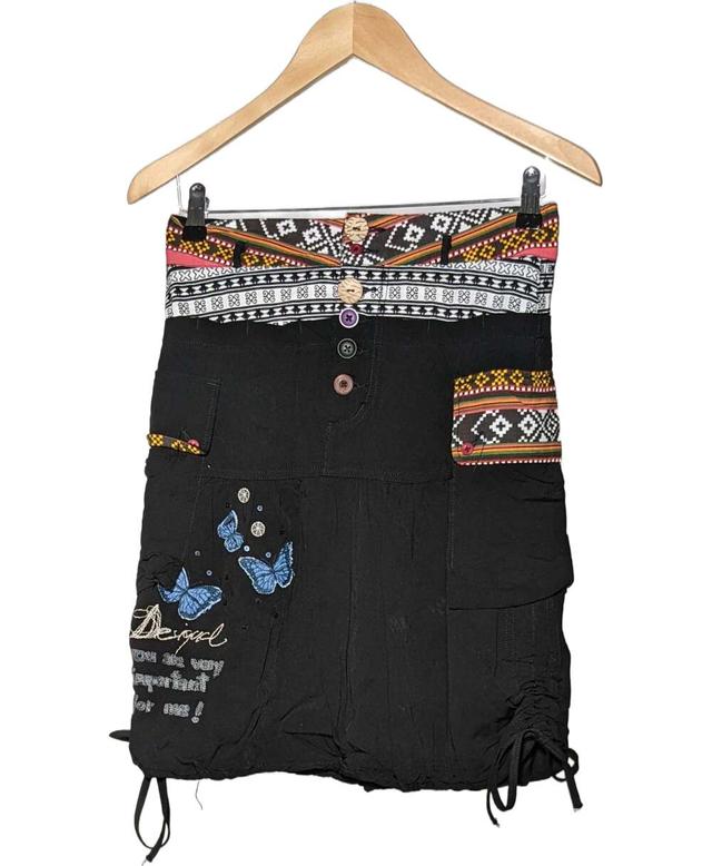 jupe mi longue DESIGUAL 34 - T0 - XS Noir