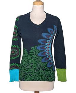 top manches longues DESIGUAL 34 - T0 - XS Bleu