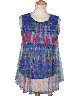 débardeur DESIGUAL 34 - T0 - XS Bleu