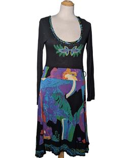 robe mi-longue DESIGUAL 38 - T2 - M Noir