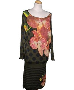 robe mi-longue DESIGUAL 36 - T1 - S Vert