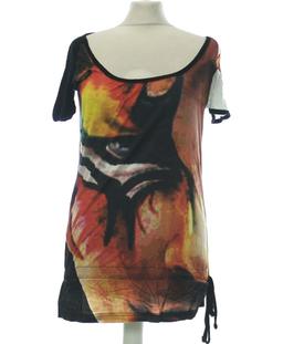 top manches courtes DESIGUAL 38 - T2 - M Noir