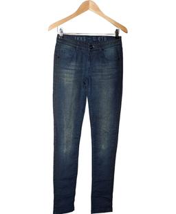 jean droit femme IKKS 36 - T1 - S Bleu