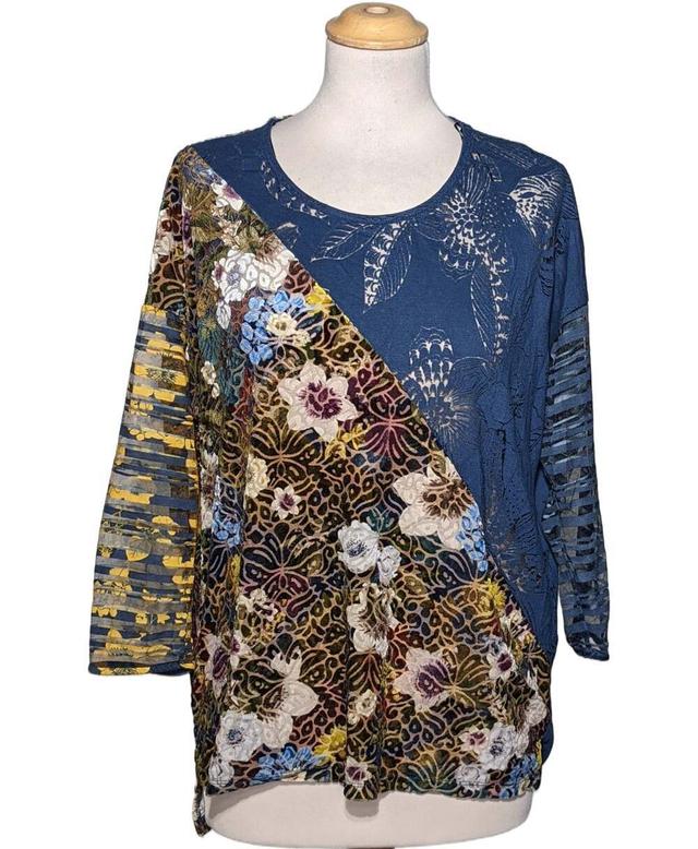 top manches longues DESIGUAL 36 - T1 - S Bleu