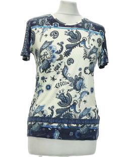 top manches courtes DESIGUAL 34 - T0 - XS Bleu