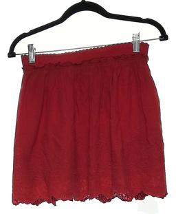 jupe courte BENETTON 34 - T0 - XS Rouge