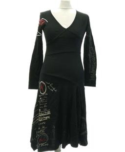 robe mi-longue DESIGUAL 34 - T0 - XS Noir