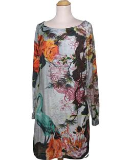 robe courte DESIGUAL 36 - T1 - S Gris