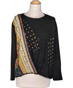 top manches longues DESIGUAL 40 - T3 - L Noir