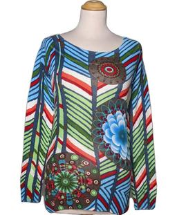 top manches longues DESIGUAL 40 - T3 - L Bleu