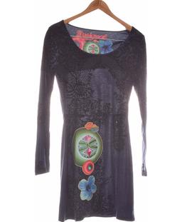 robe courte DESIGUAL 34 - T0 - XS Bleu