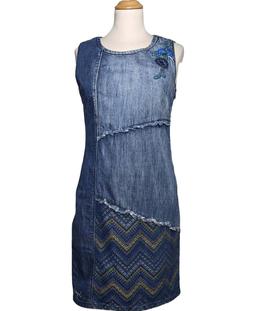 robe courte DESIGUAL 34 - T0 - XS Bleu