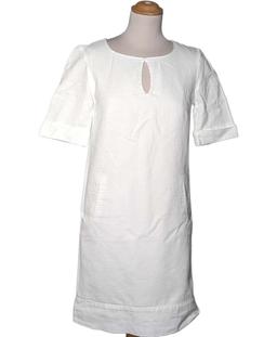 robe courte CAROLL 36 - T1 - S Blanc