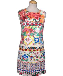 robe courte DESIGUAL 36 - T1 - S Blanc