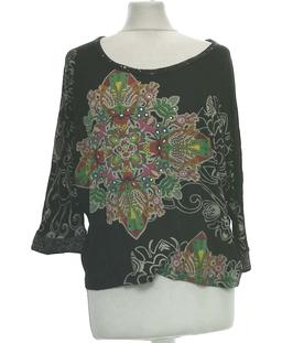 top manches longues DESIGUAL 38 - T2 - M Noir