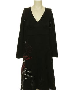 robe mi-longue DESIGUAL 34 - T0 - XS Noir