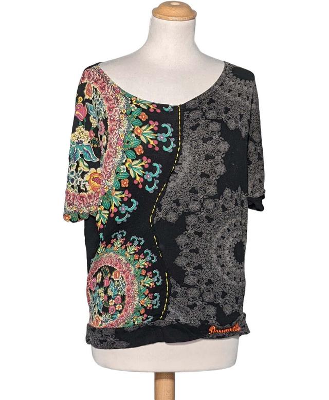 top manches courtes DESIGUAL 36 - T1 - S Noir