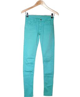 jean slim femme LE TEMPS DES CERISES 34 - T0 - XS Vert