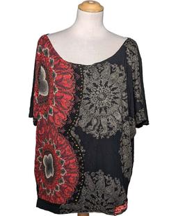 top manches courtes DESIGUAL 40 - T3 - L Noir