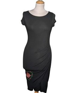 robe mi-longue DESIGUAL 34 - T0 - XS Noir