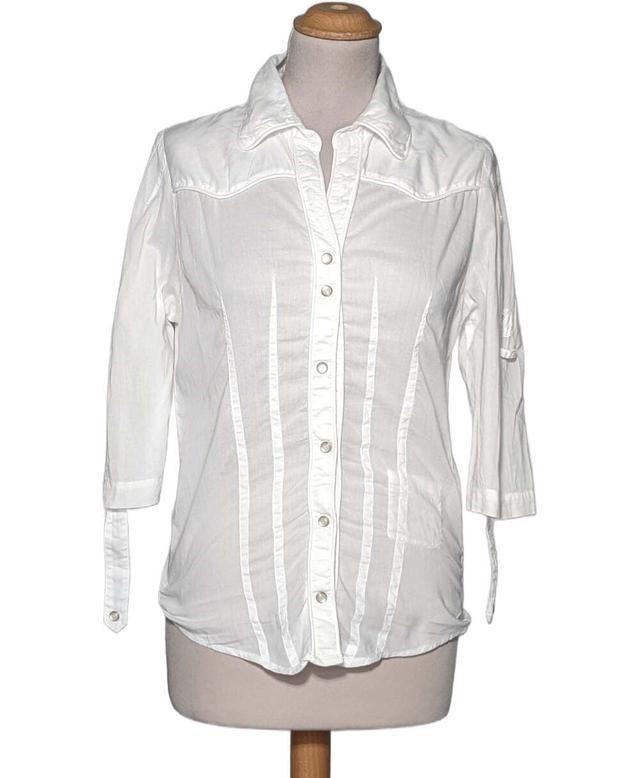 chemise DESIGUAL 40 - T3 - L Blanc