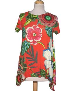 top manches courtes DESIGUAL 34 - T0 - XS Rouge