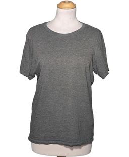 top manches courtes UNIQLO 34 - T0 - XS Gris