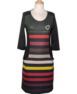 robe mi-longue DESIGUAL 38 - T2 - M Noir