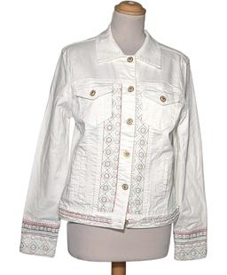 veste mi-saison DESIGUAL 40 - T3 - L Blanc