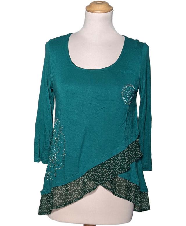 top manches longues DESIGUAL 36 - T1 - S Vert