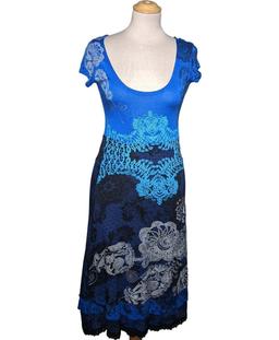 robe mi-longue DESIGUAL 34 - T0 - XS Bleu