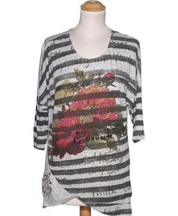 top manches longues DESIGUAL 40 - T3 - L Gris