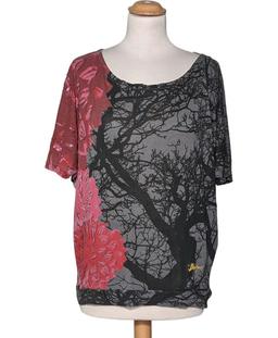 top manches courtes DESIGUAL 40 - T3 - L Gris