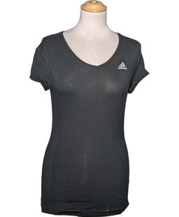 top manches courtes ADIDAS 36 - T1 - S Noir