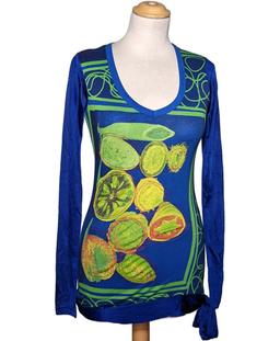 top manches longues DESIGUAL 34 - T0 - XS Bleu