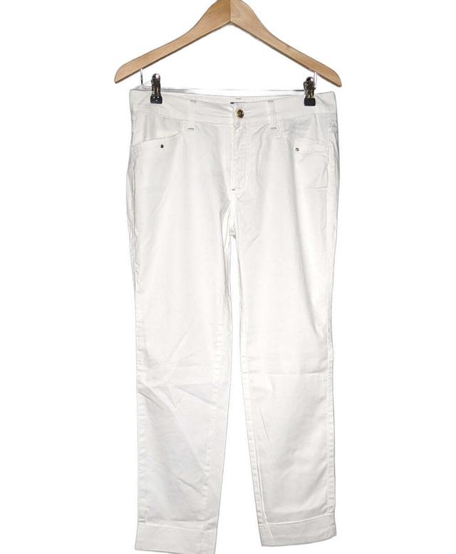 pantalon slim femme TRUSSARDI 40 - T3 - L Blanc