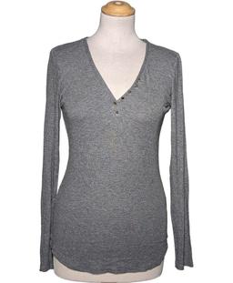 top manches longues MASSIMO DUTTI 34 - T0 - XS Gris