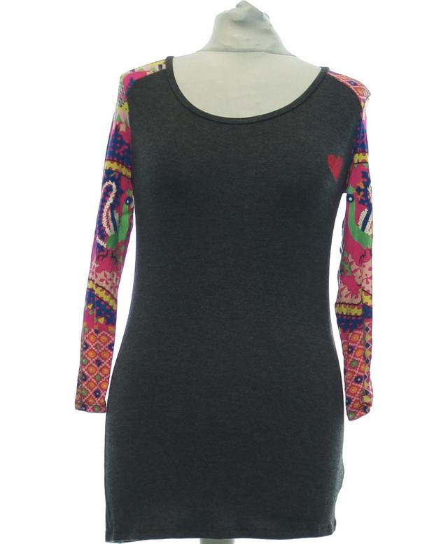 top manches longues DESIGUAL 36 - T1 - S Gris