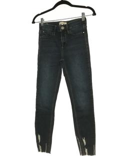 jean slim femme RIVER ISLAND 36 - T1 - S Bleu