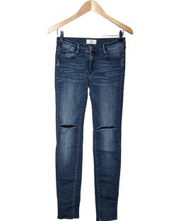 jean slim femme LE TEMPS DES CERISES 34 - T0 - XS Bleu