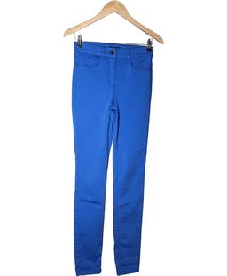 pantalon slim femme CAROLL 34 - T0 - XS Bleu