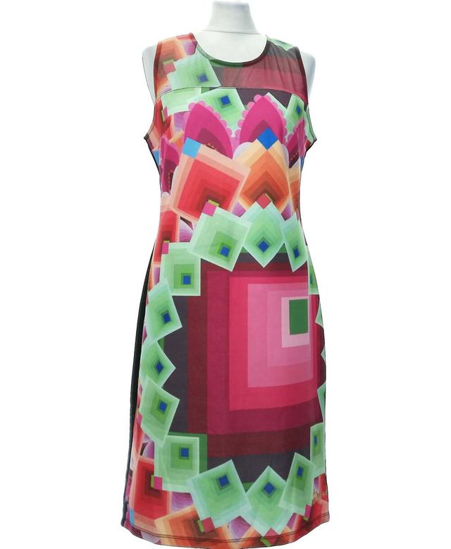 robe mi-longue DESIGUAL 42 - T4 - L/XL Rouge